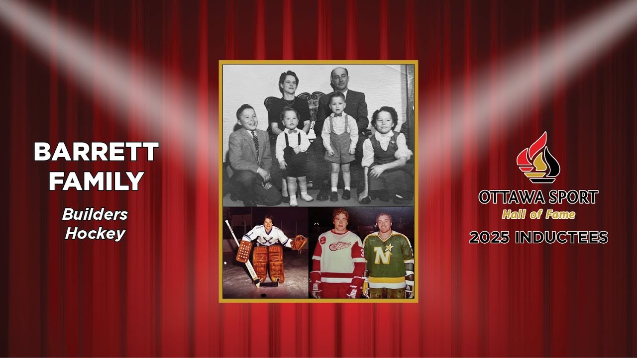 2025 Ottawa Sport Hall of Fame Inductees - Barrett Family