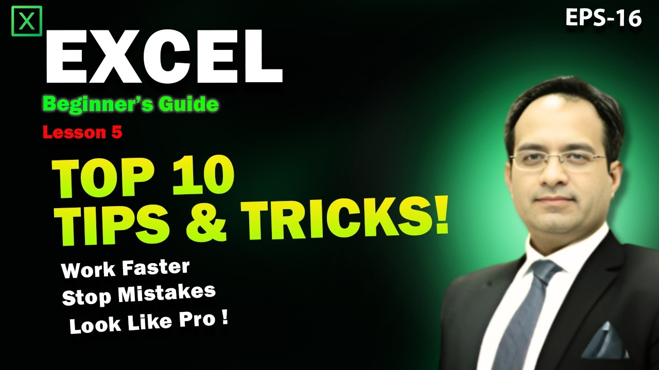Excel for Beginners – Lesson 4 | Tips & Tricks for Beginners