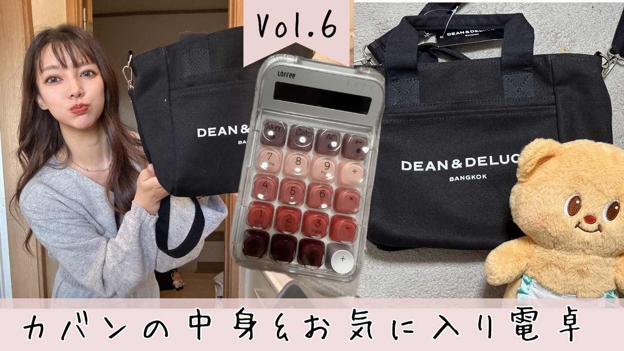 バッグの中身紹介&特に何もない日の日曜日