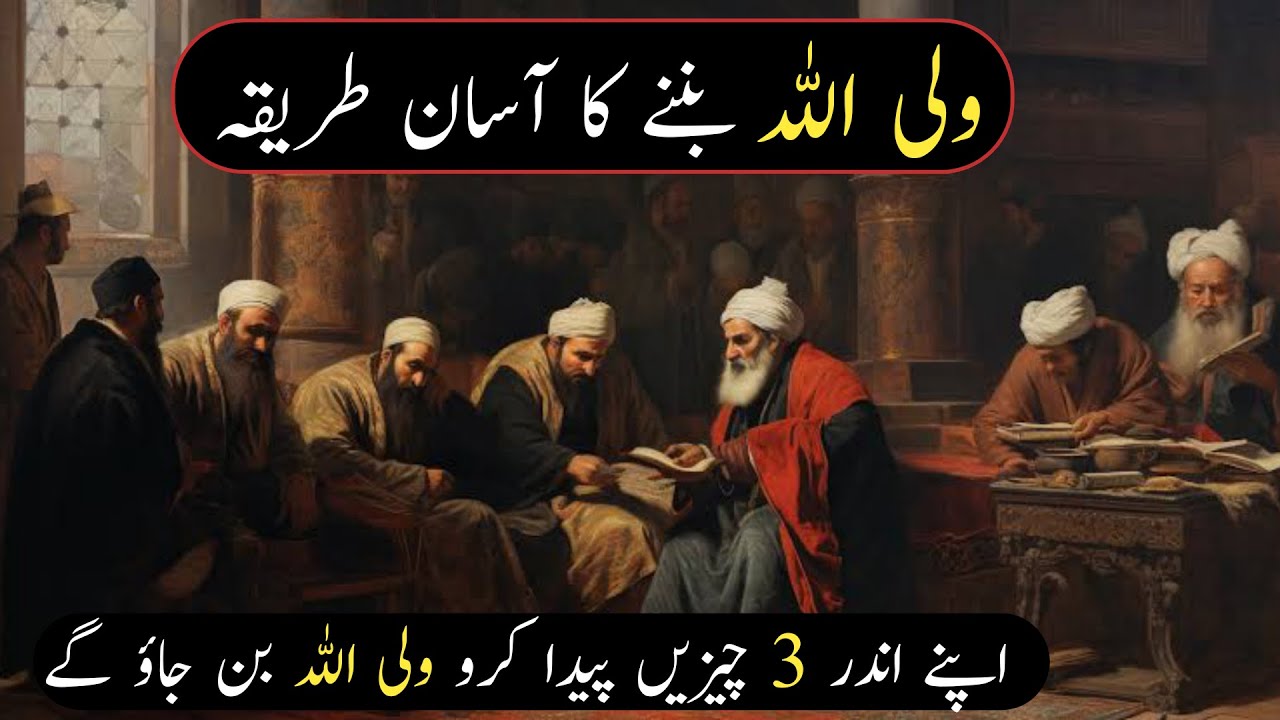 Wali Allah Banne ka Asan Tarika | Apne Andar 3 Cheeze Paida Kro Wali Ban Jao Ge | Tasawwuf E Sufia