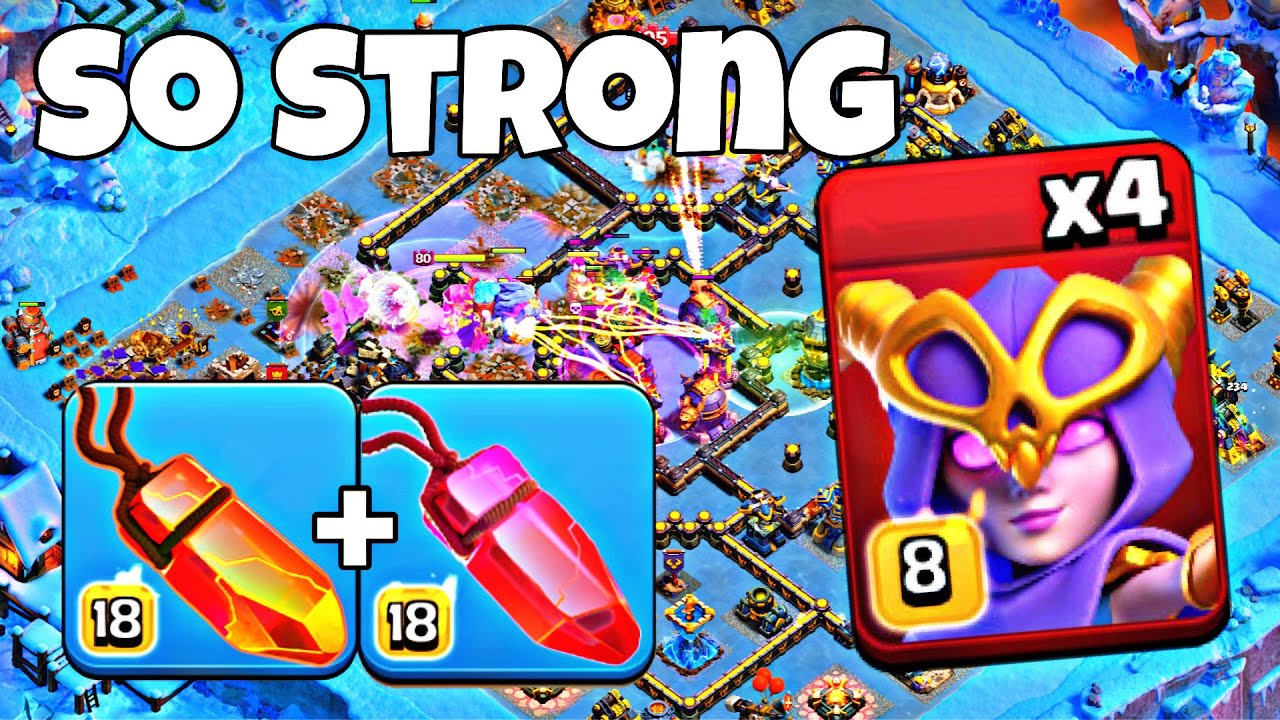 Super Witch Smash After Update UNKILLABLE! TH18 Legends Attacks!
