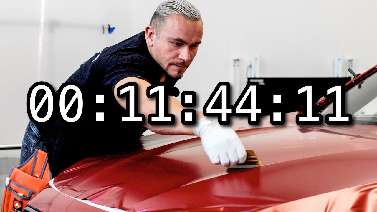 JAK OKLEIĆ MASKĘ FOLIĄ 3M seria 2080 w NIECAŁE 12 MINUT?!