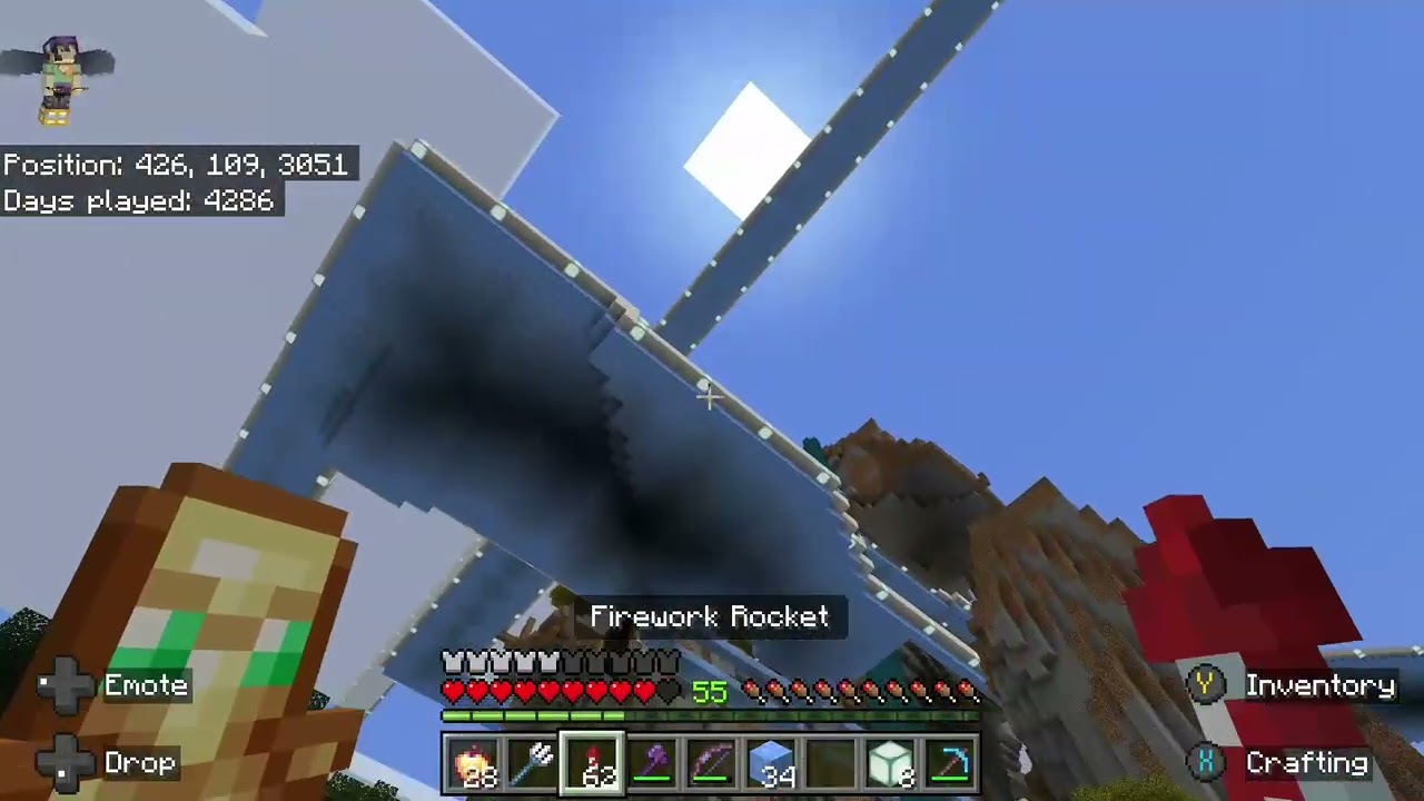 ADHD Minecraft - Ice Boat Racetrack 16 - Relaxed Cool Chill Calm