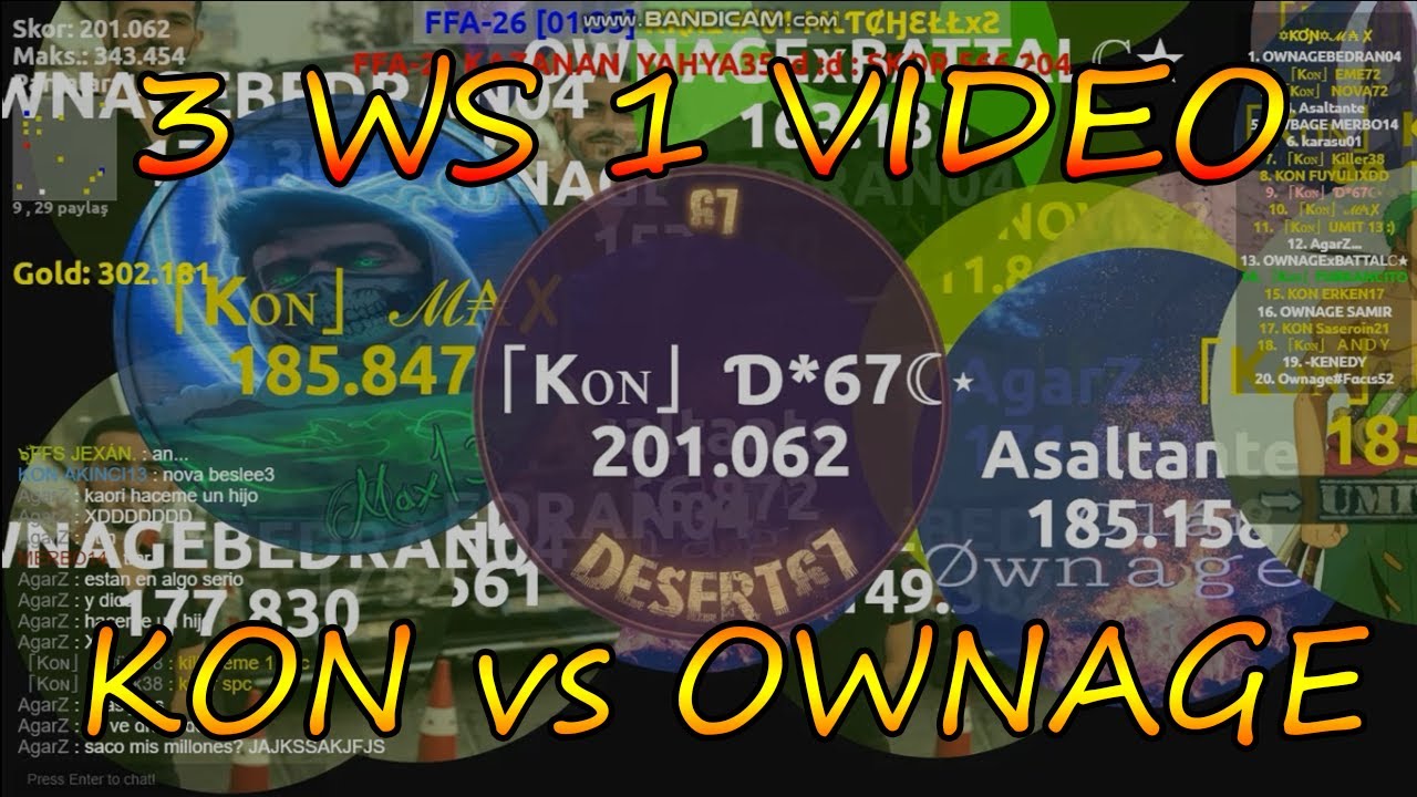 AGARZ | KON vs OWNAGE  + ZAZA vs KON