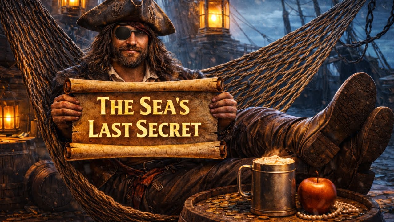 Fall Asleep on a Pirate Ship Deck | Cozy Ocean Sleep Story