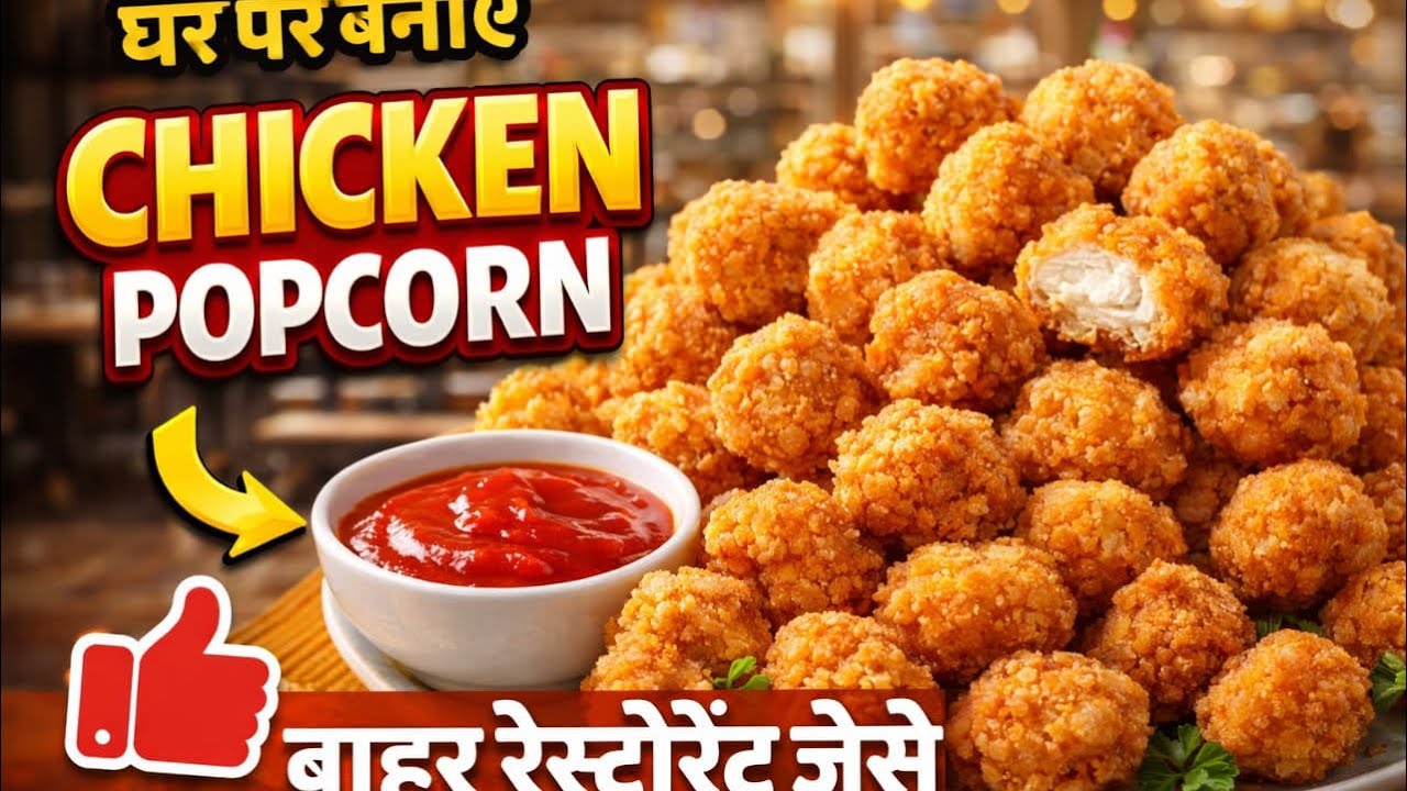 Crispy chicken popcorn #tasty #homemade #cooking #cookingvideo #easyrecipe #crispychicken #ramadan 