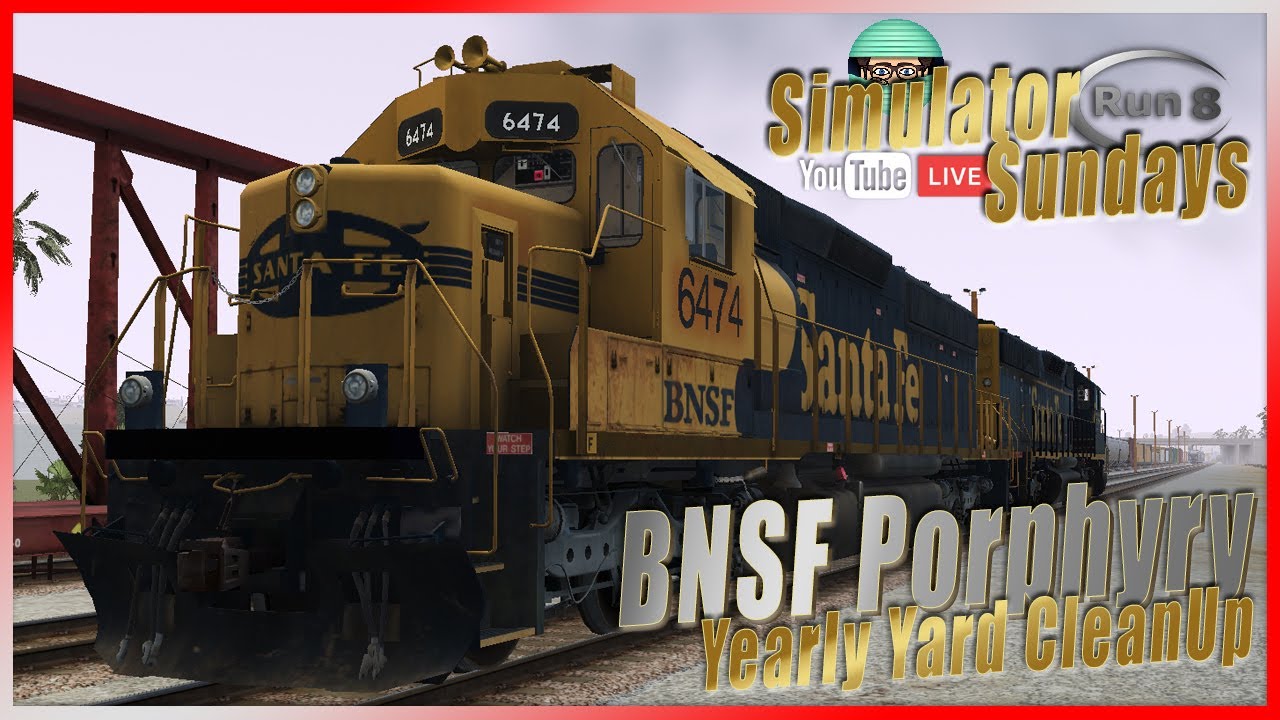 Run 8 Live | BNSF Porphyry | Yearly Yard Cleanup