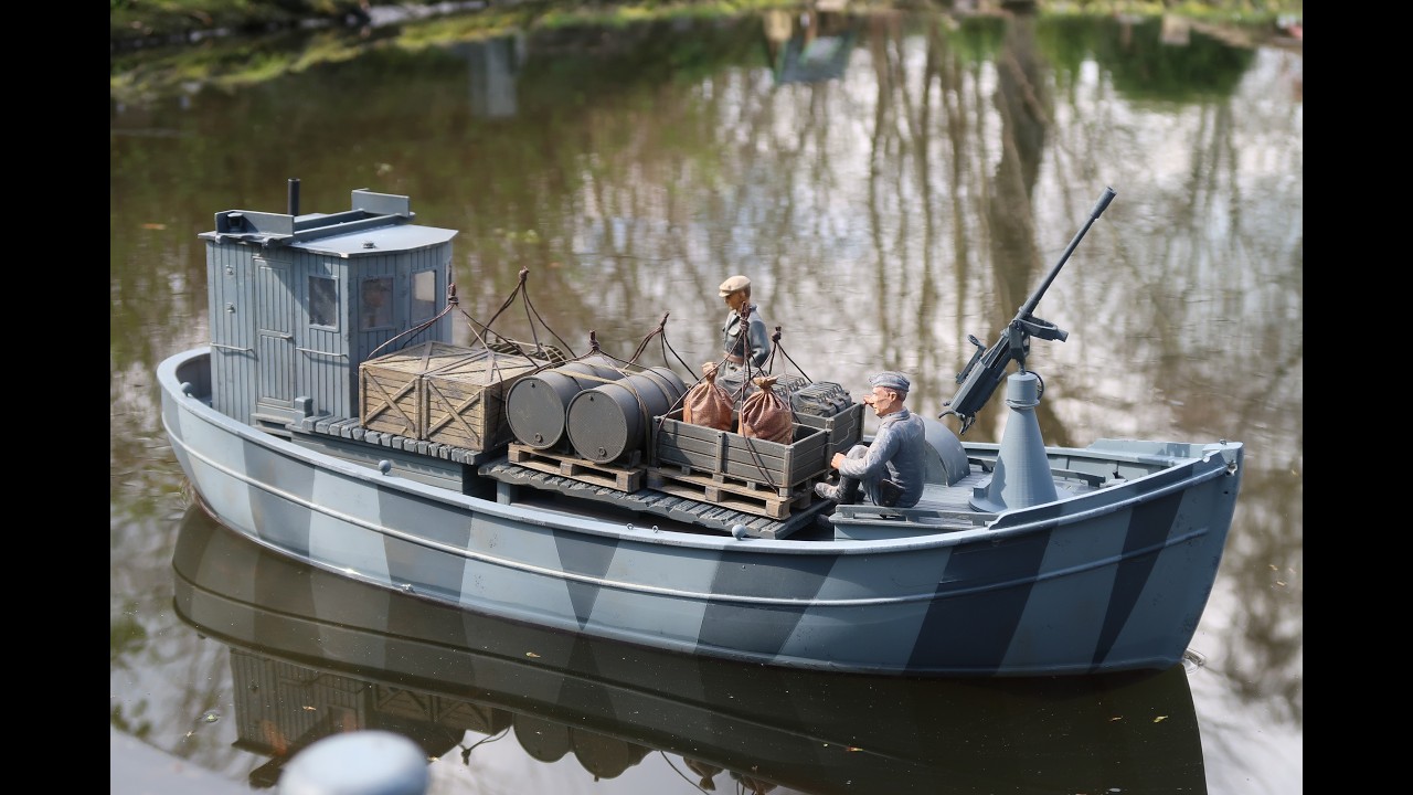 RC Kriegskutter / Vorpostenboot 1:16 scale