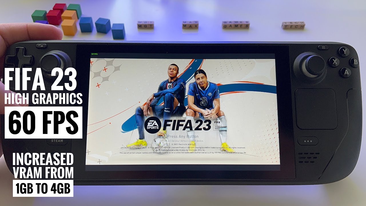 Fifa 23 | high graphics, 60 FPS & HyperMotion 2 - Steam Deck handheld gameplay