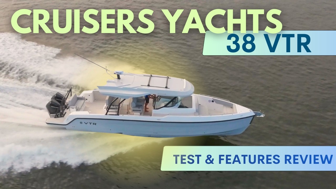 Cruisers Yachts 38 VTR Sea Trial & Test | Hybrid Stepped Hull Performance