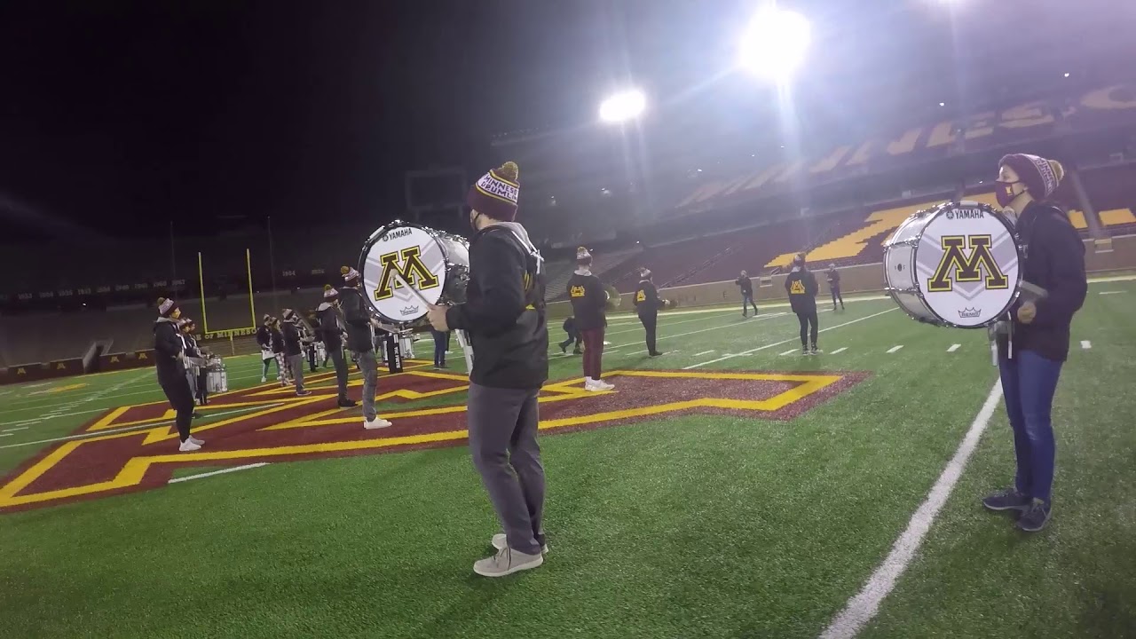 The Holidazzle Stage | University of Minnesota Drumline