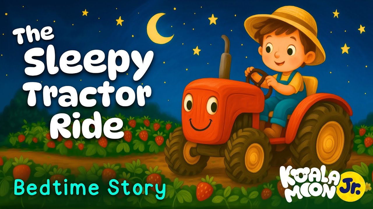 The Sleepy Tractor Ride 🚜 The PERFECT Bedtime Stories for Babies and Toddlers with Relaxing Music