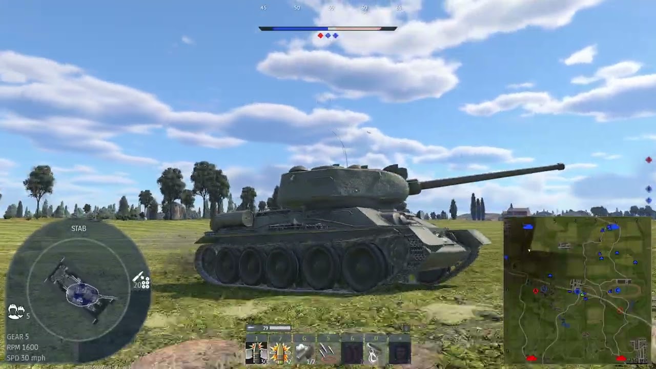 Little Bit Of Revenge. M53/59 T-34-85 (STP) Yak-9UT Flanders RB PC OBS