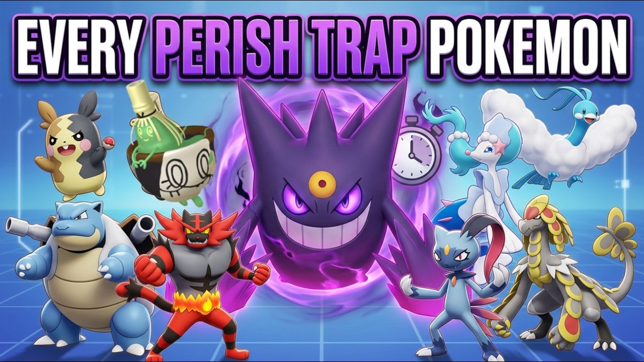 ВСЕ ВАРИАТИВНЫЕ ПОКЕМОНЫ ДЛЯ ВАШЕЙ КОМАНДЫ ПЕРИШ-ТРАП В POKEMON CHAMPIONS!