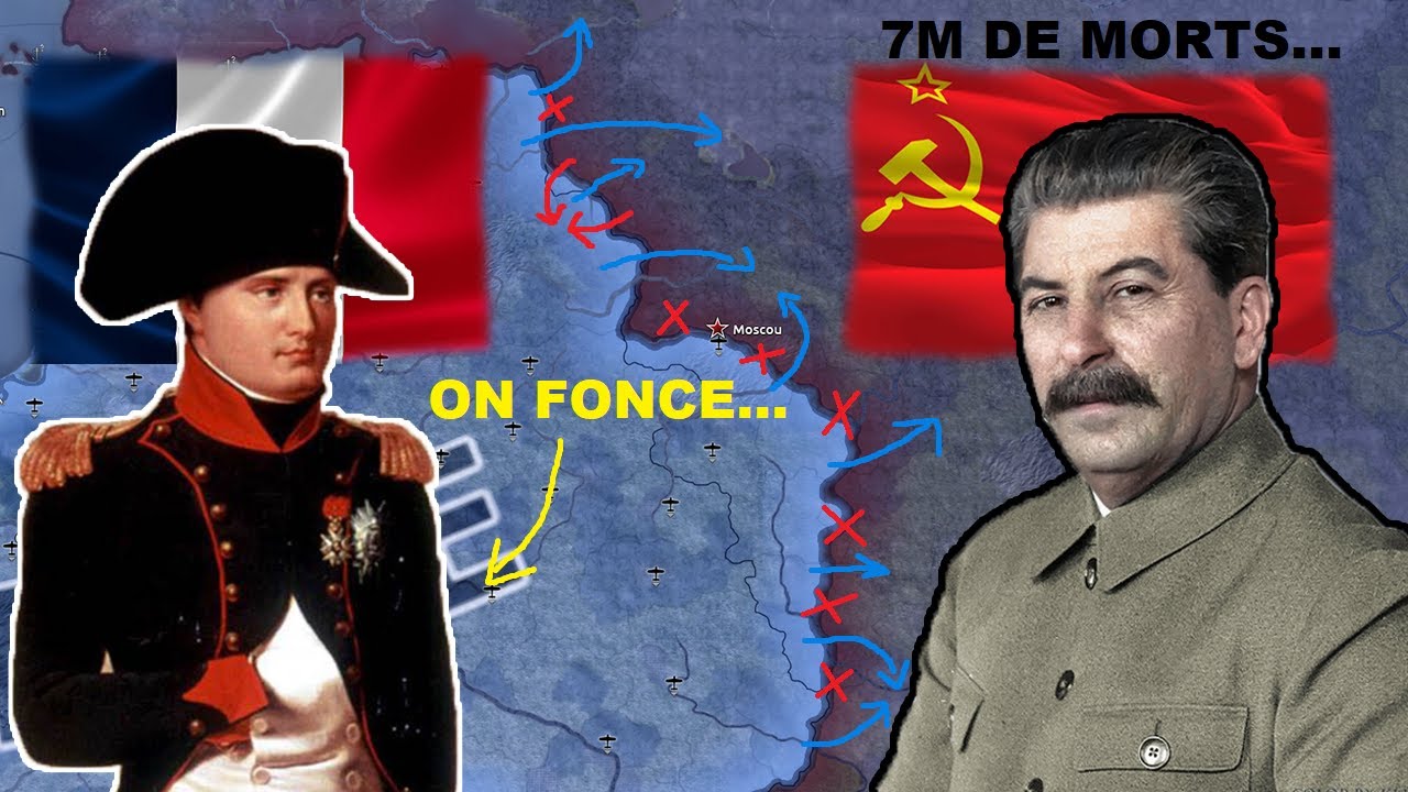 HOI4 FR: NAPOLÉON FONCE EN RUSSIE POUR L'EMPIRE... ?!!