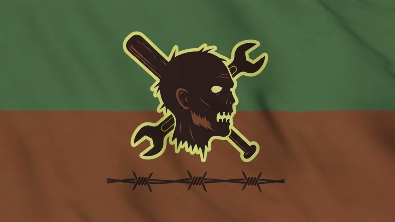 Project Zomboid Flag Waving 4K 🧟‍♂️ | Knox County Survivor Flag