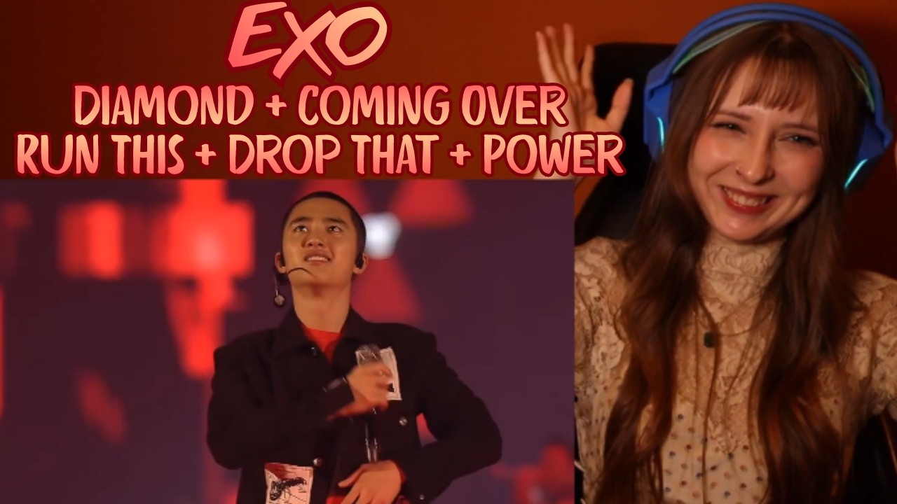 EXO 'Diamond + Coming Over + Run This + Drop That + Power' Live Performance Reaction (PARTYY)