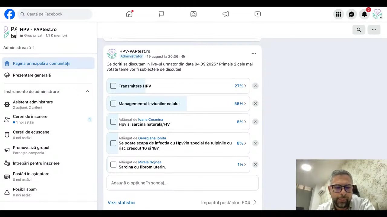 04.09.2025 HPV - PAPtest.ro by dr George Diaconu  @TheVaginaDoc ​