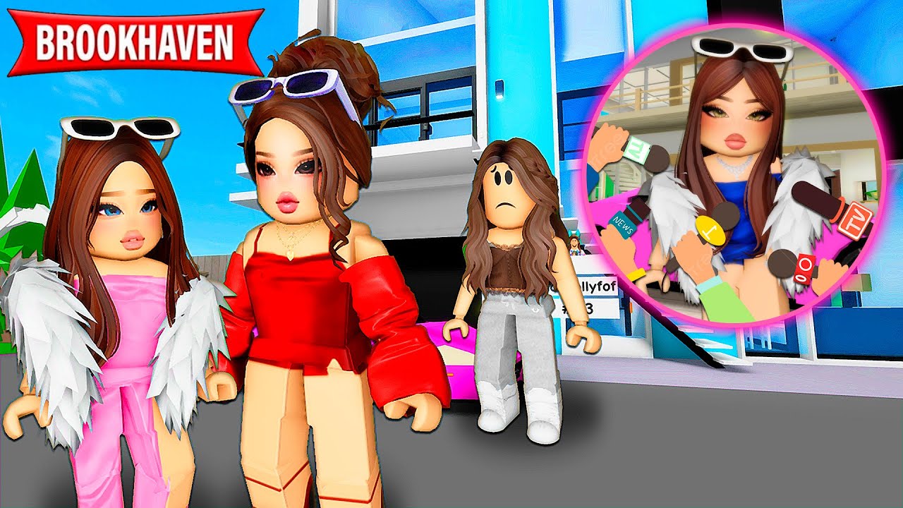 A MENINA EXCLUÍDA PELA TIA, FICOU FAMOSA! | Historinhas Brookhaven RP | Roblox
