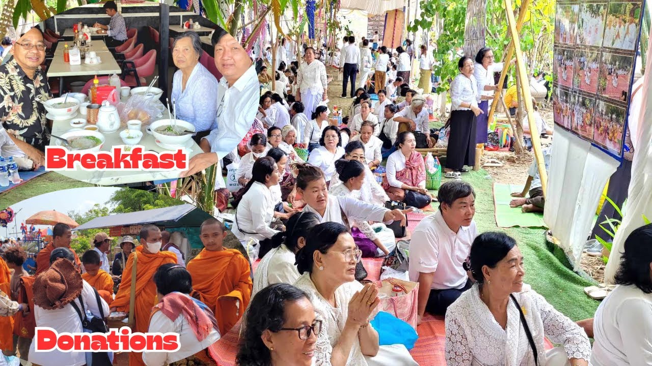 Cambodia Trip 2025 | ប្រជាជនកុះករទៅស្តាប់ព្រះអង្គចន្ទមុនីទេសនានៅReachny Longvek🇰🇭
