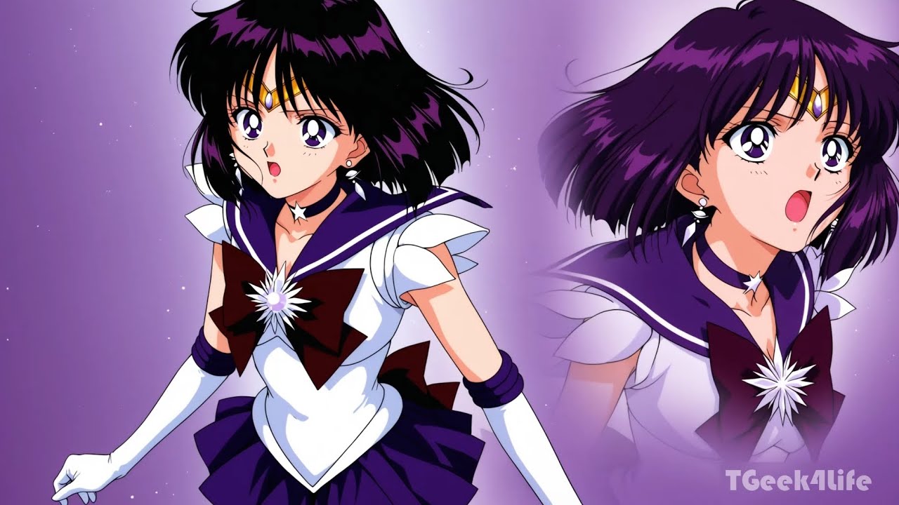 Sailor Moon - Hotaru Tomoe: What's Left For Me ? ♥️🌜 #sailormoon #anime #ai 
