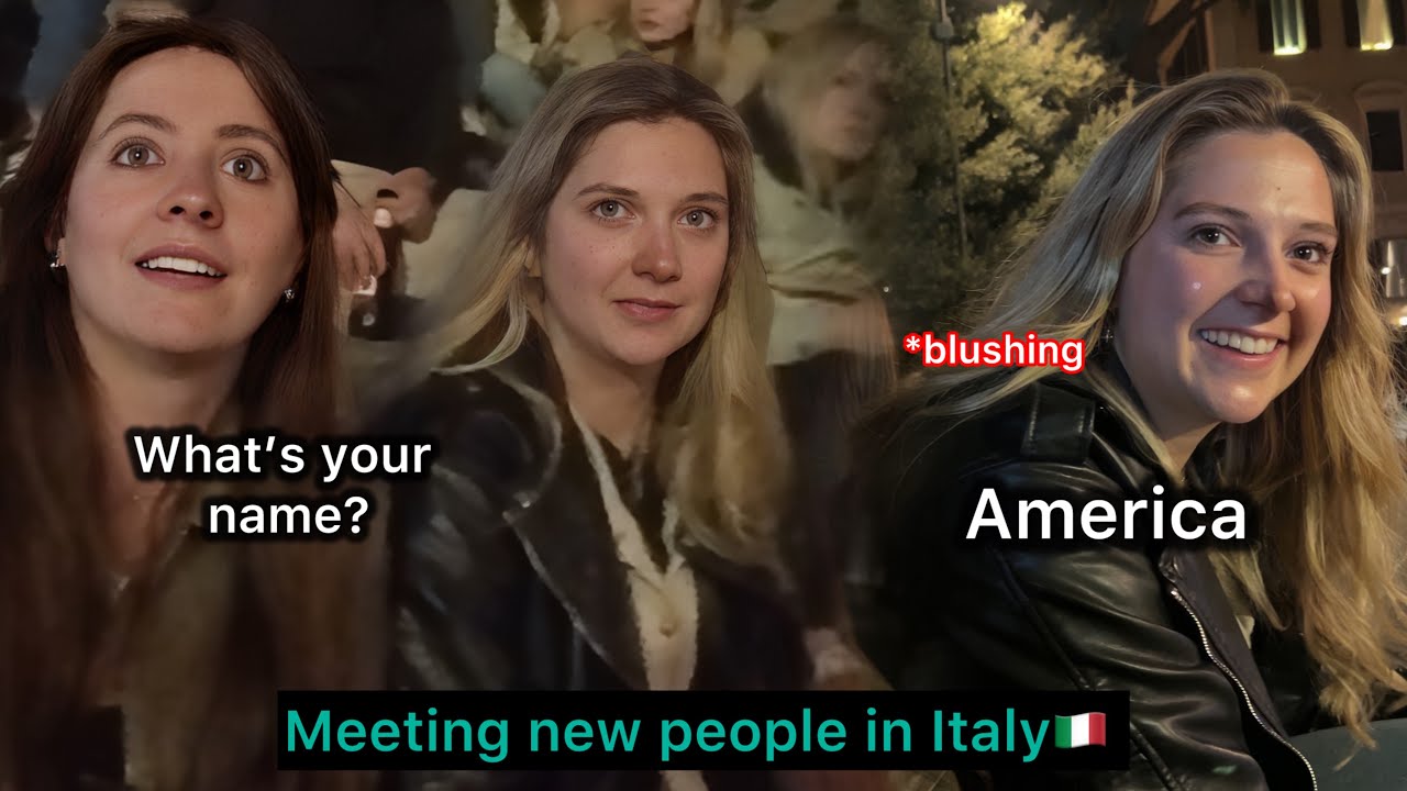 How to approach strangers in Italy🇮🇹😍