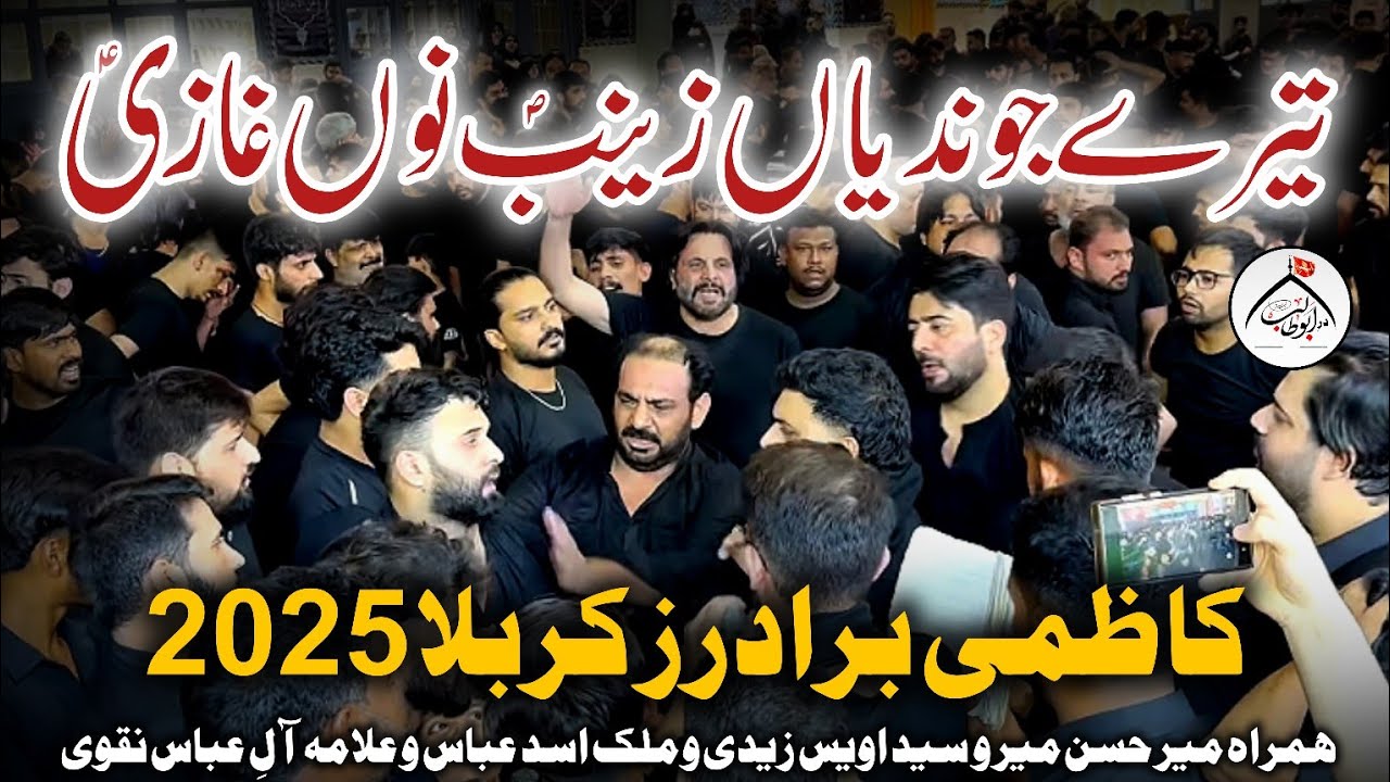 Karbala Azadari 2025 | Kazmi Brothers | Mir Hasan Mir | Tery Jundayian Zainab (s.a) Nu Ghazi (a.s)