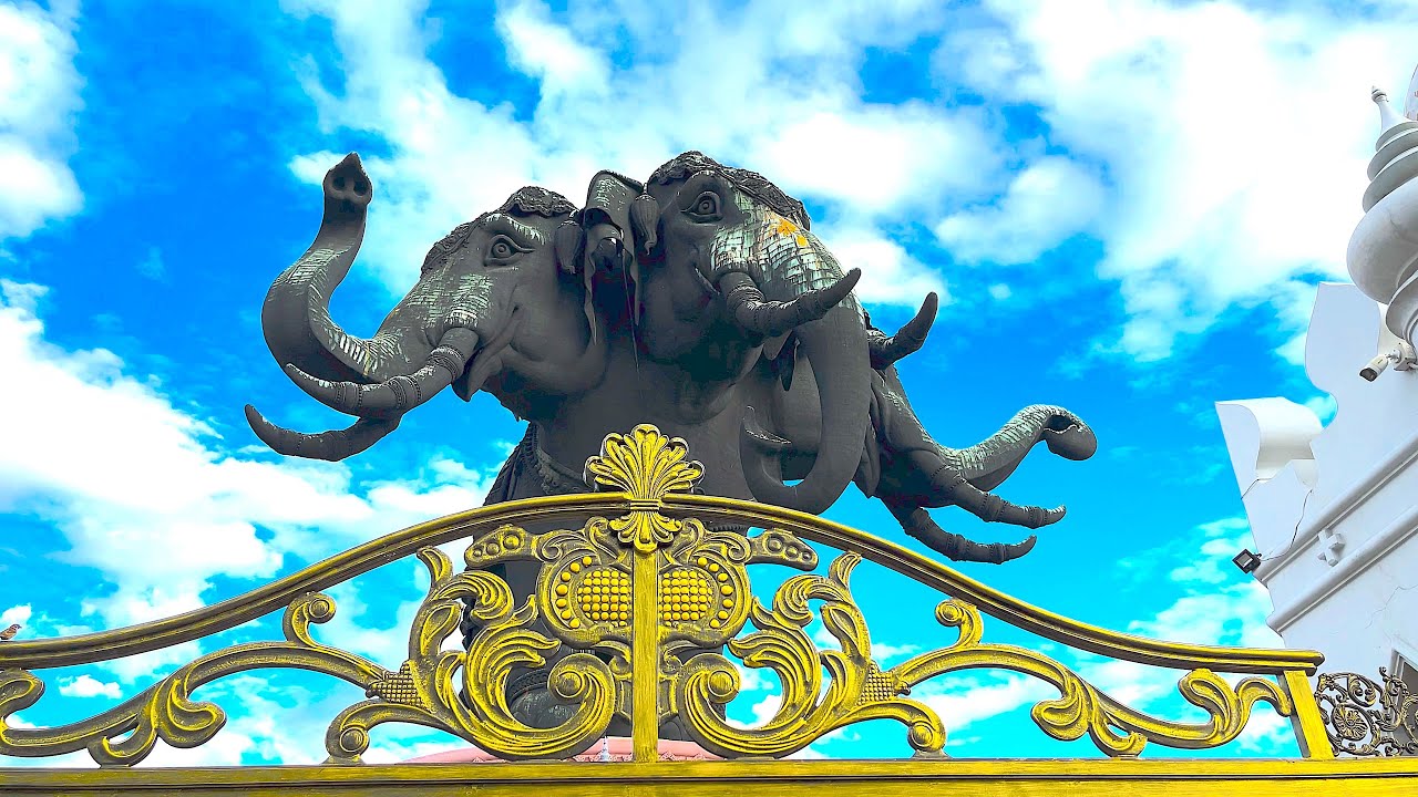 [4K] Walk From Chang Erawan BTS To Erawan Museum, Bangkok, Thailand