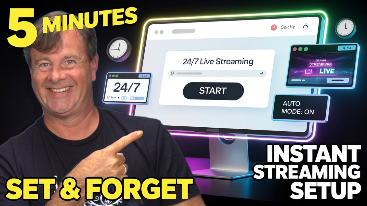 Set Up 24:7 Live Streaming in 5 Minutes   Then Never Touch It Again