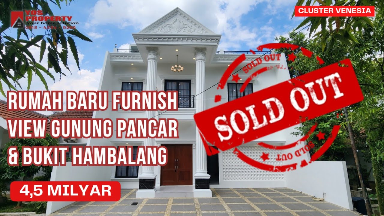 Rumah Baru Semi Fusnish, Dengan Rooftop View Gunung dan Bukit Hambalang