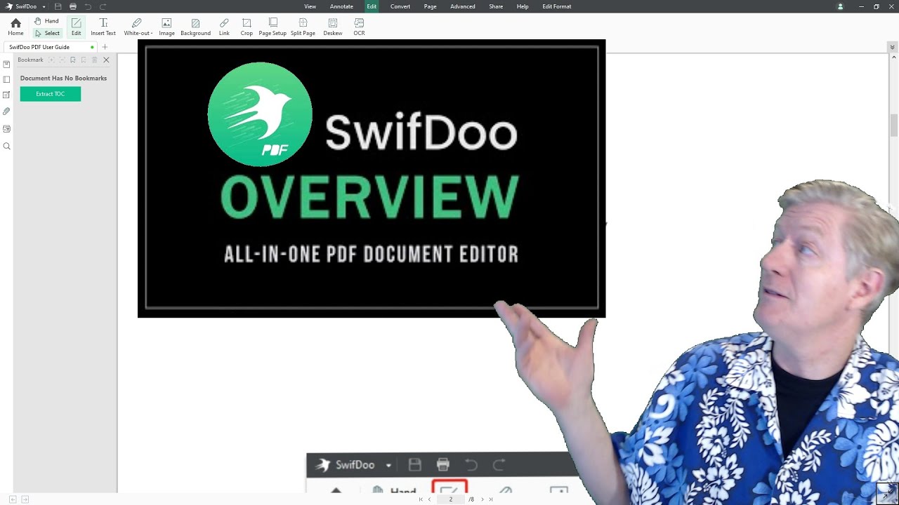 SwifDoo PDF All-in-one Free PDF Software - QUICK START PDF Editing Tutorial