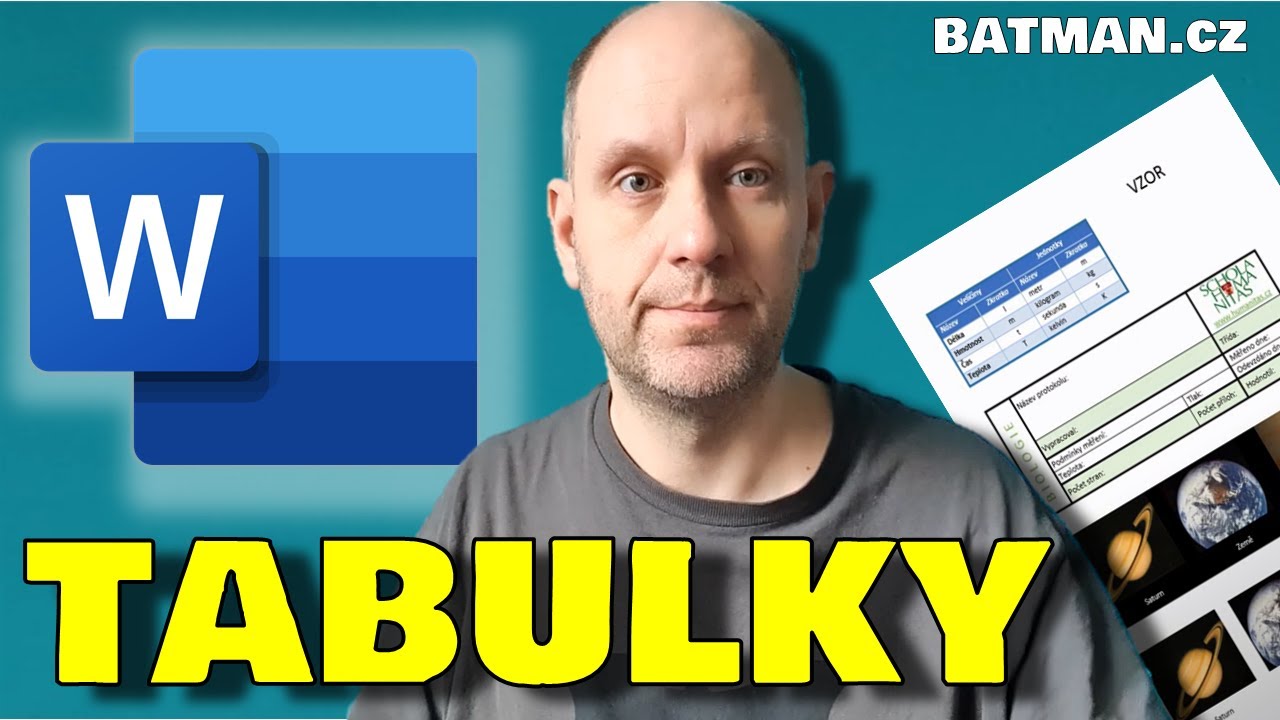 MS Word - Tabulky