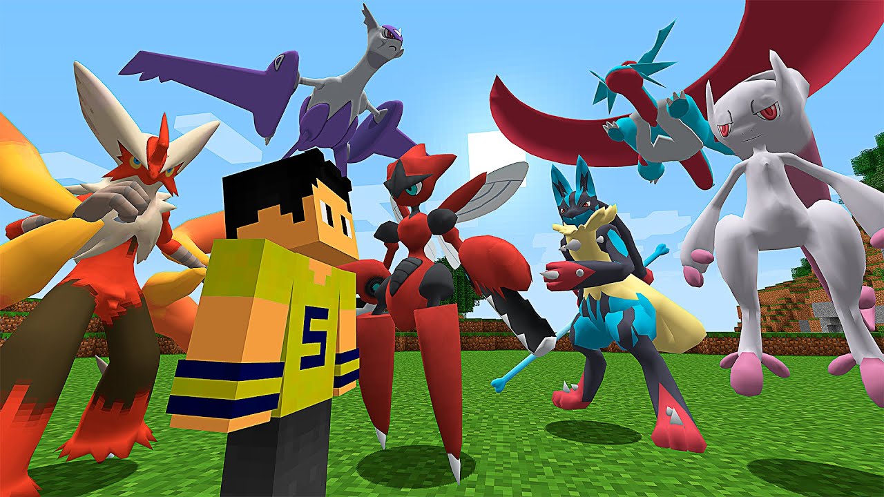 Encontrei Todos Pokémon Mega no Minecraft Pixelmon