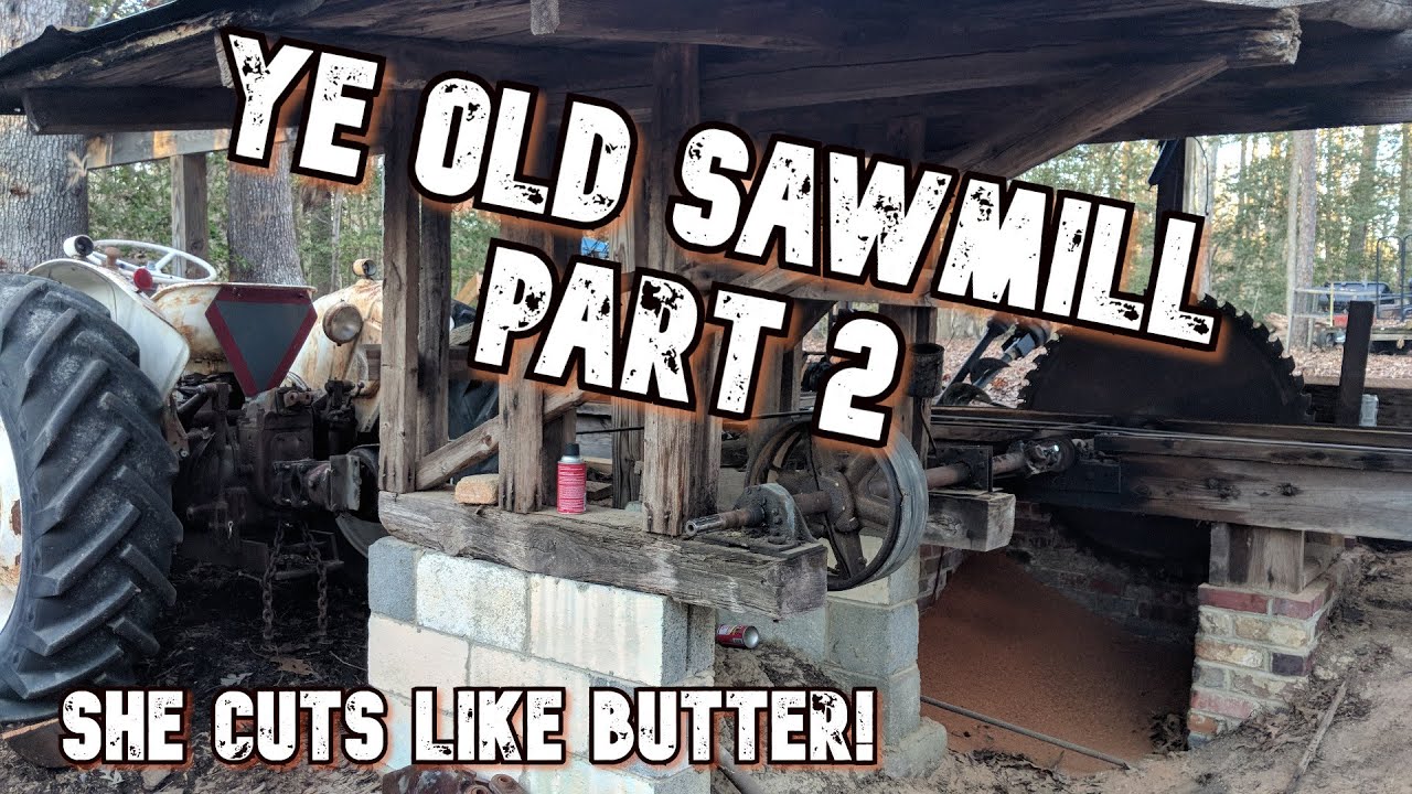 Old Circular Belsaw Sawmill First Run in Years Part 2