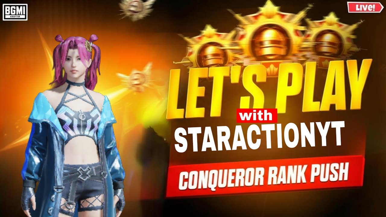 🔥 BGMI Live Stream | Rank Push to Conqueror | Intense Fights & Pro Gameplay 🔥