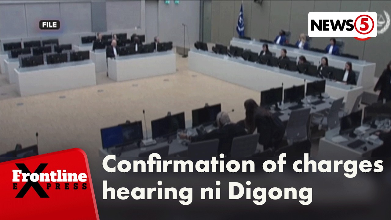 Confirmation of charges hearing ni Digong sa ICC, inaabangan na | Frontline Express