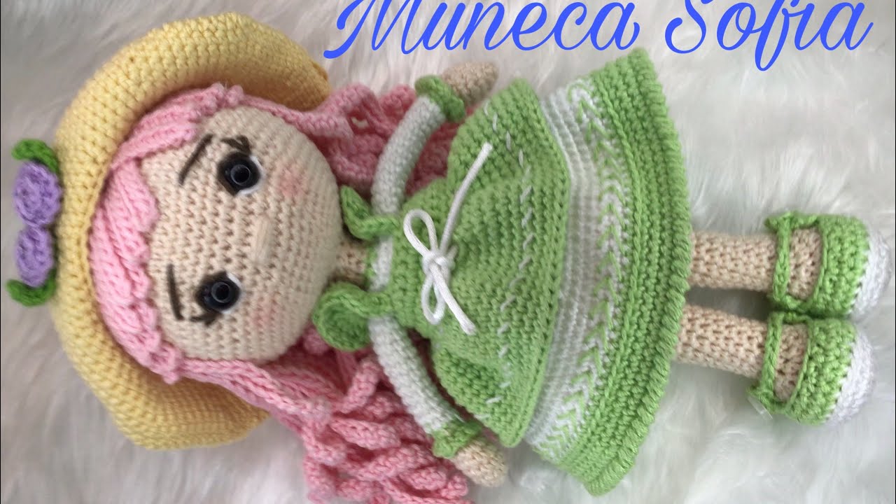 TUTORIAL | Muñeca Sofía Amigurumi | Parte 1(🇺🇸🇧🇷🇹🇷) #crochet #muñeca amigurumi