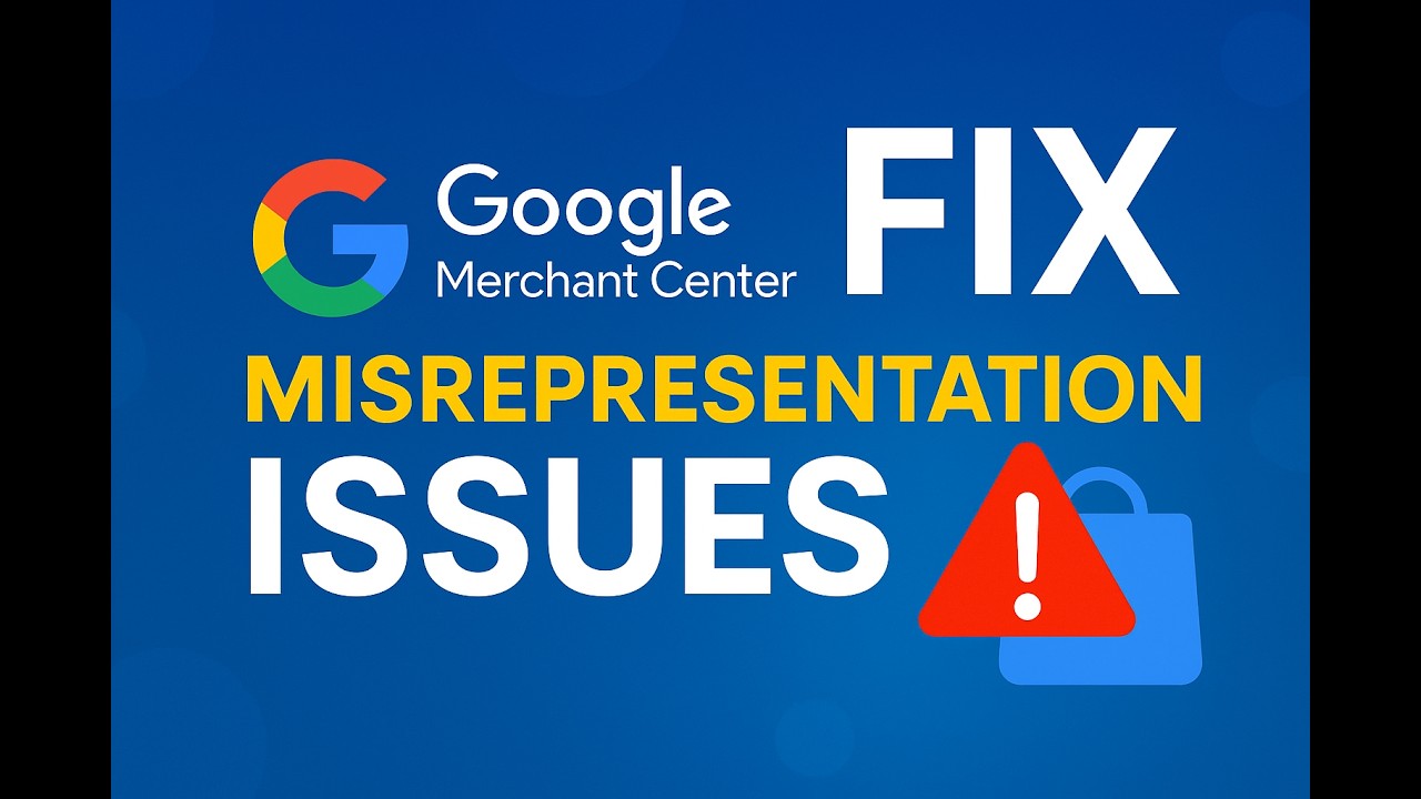 Google Merchant Center Misrepresentation Suspension Reinstatement 2026 | Google Shopping Ads
