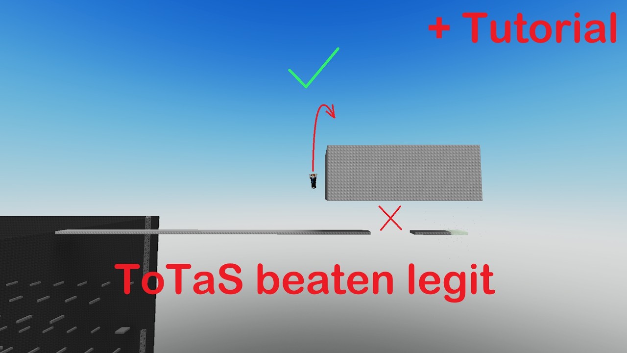 ToTaS Last Jump + A Tutorial For 100+ Stud High Jumps