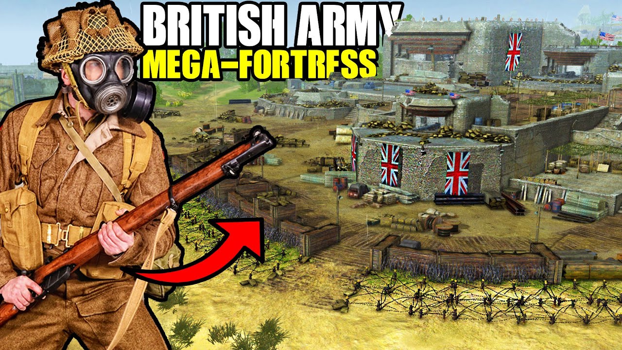 I Upgraded a WW2 British Fort into a MEGA-FORTRESS in this BASE BUILDING Simulator!