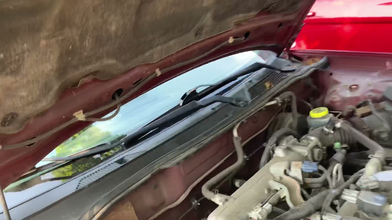 2005 Nissan Sentra 1.8 lt belts removal