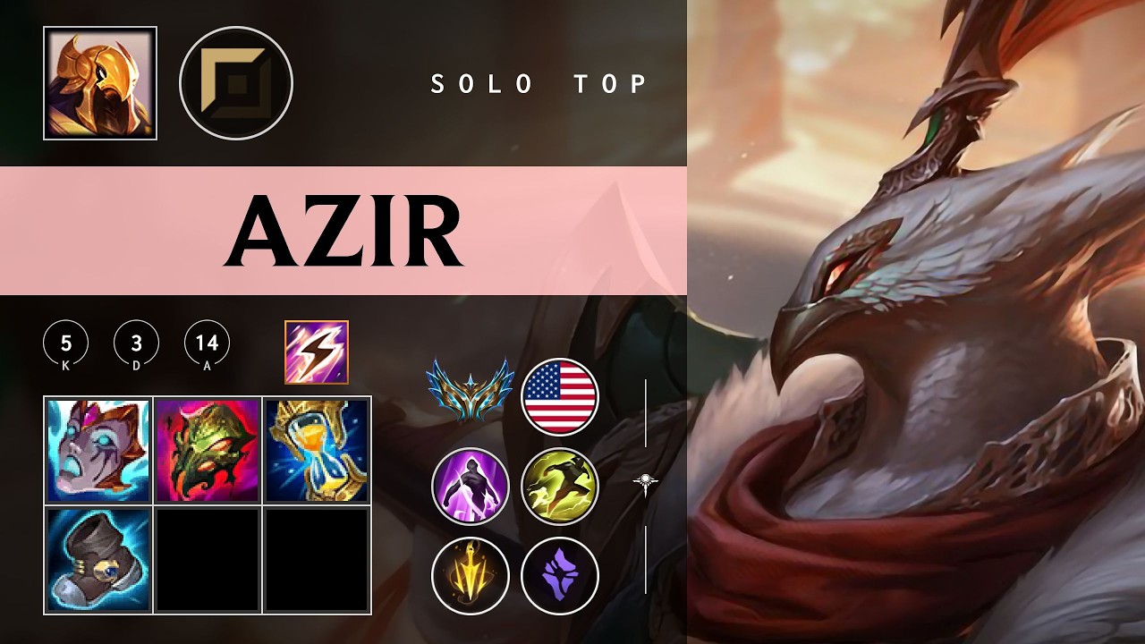Azir Top vs Sejuani - NA Challenger Patch 26.04