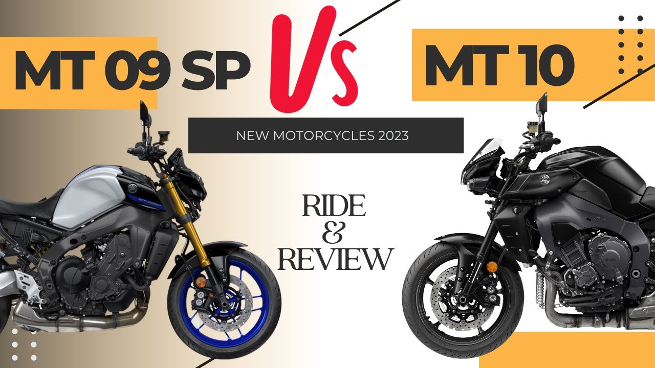 Yamaha MT-09 2023 SP против Yamaha MT-10 2023 какой из них лучше?
