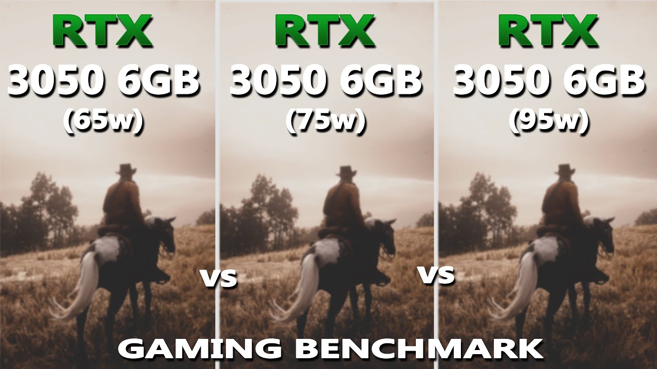 Laptop RTX 3050 6GB (95w) vs (75w) vs (65w) Gaming Benchmark Test | Which one is Enough |