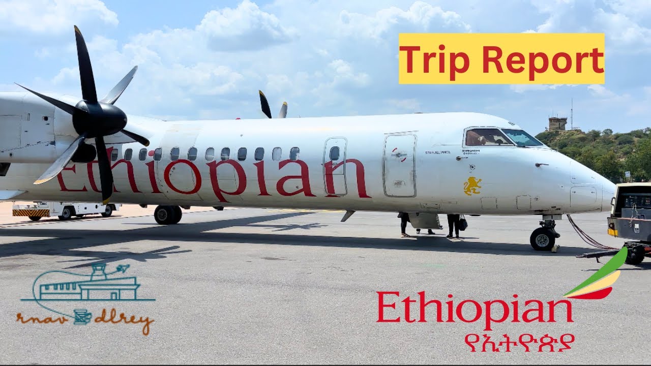 Ethiopian AIrlines' Dash 8 Service to Dire Dawa | Experience the Q400!