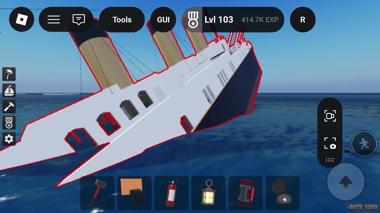 RMS Titania sinking