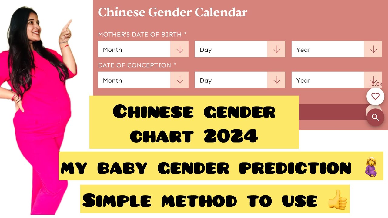 How to use Chinese gender calculator🤰👍|| Chinese calendar for baby prediction🤰🤱🏻#chinesegender