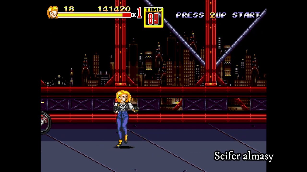 Alleys of Anime 2 hack del Street of  Rage 2
