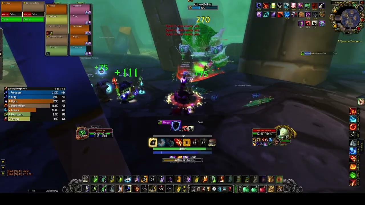 SOD FRESH  / GNOMEREGAN 1st 3 BOSSES  - ELEMENTAL SHAMAN POV