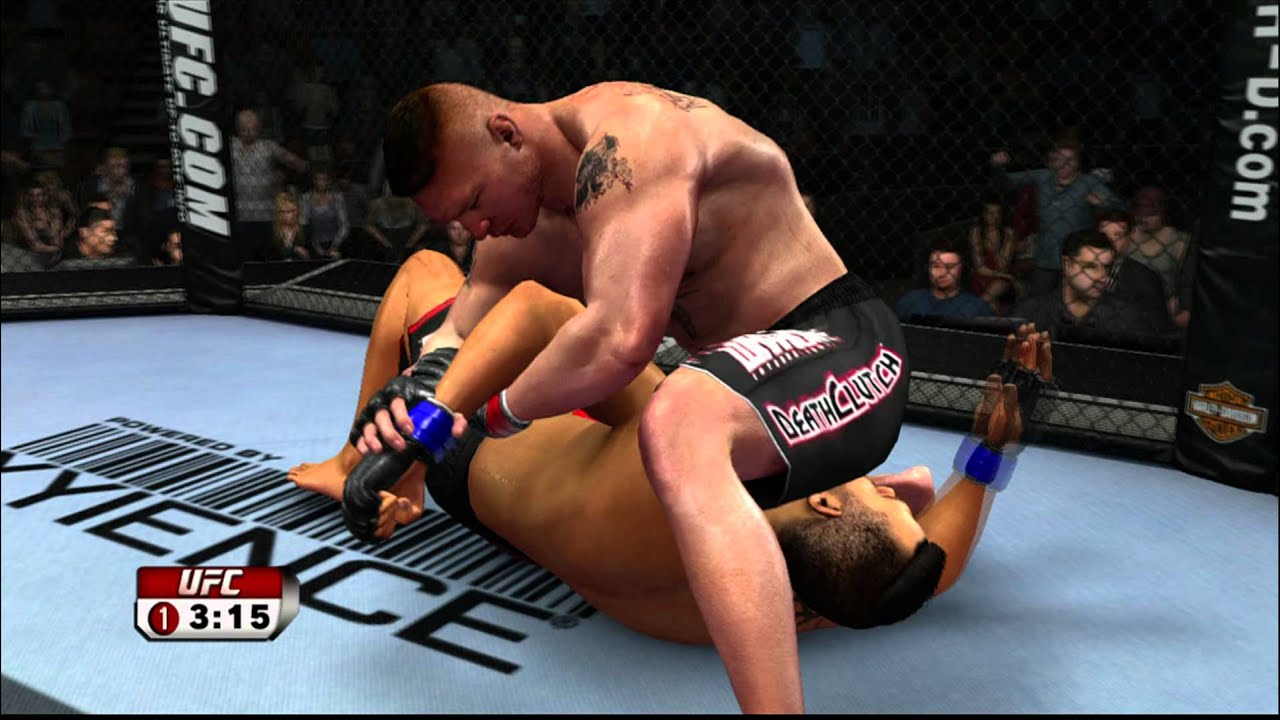 Brock Lesnar vs. Tim Sylvia UFC 2009 Undisputed Powerbomb and Kimura Finish